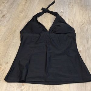 Black Halter Bikini Top